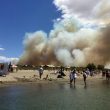 Incendio Capalbio, spiaggia e camping sgomberati: roghi tra Lazio e Toscana FOTO