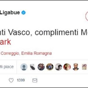 Vasco Rossi, Luciano Ligabue fa i complimenti al rivale sui social FOTO