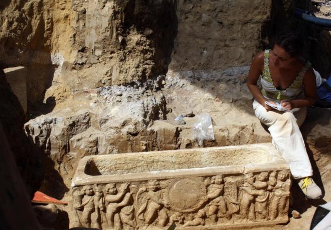 I sarcofagi sono stati trovati vicino allo Stadio Olimpico