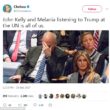 Trump parla all'Onu: lo sconforto del capo di gabinetto John Kelly