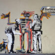 Bansky colpisce ancora: 2 murales nel centro di Londra omaggio a Basquiat01