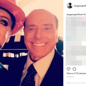 Silvio Berlusconi e Boy George: la FOTO della festa esclusiva a Villa Gernetto