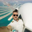 Pilotganso, selfie estremi fuori da aereo FOTO