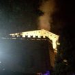 Le fiamme devastano abbazia usata da Umberto Eco