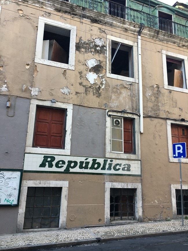 Republica, la sede vuota a Lisbona (foto Blitz Quotidiano)