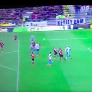 Ciro Immobile, video gol Cagliari-Lazio 2-2: con il tacco al 95'