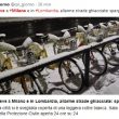 Biciclette innevate a Milano