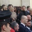Funerale Fabrizio Frizzi,Rita Dalla Chiesa commossa esce da chiesa