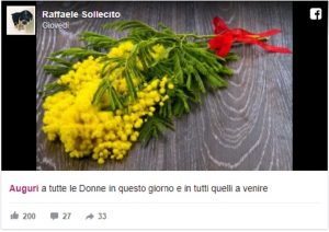 Raffaele Sollecito fa gli auguri alle donne per l'8 marzo