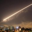 Il fuoco della contraerea siriana
