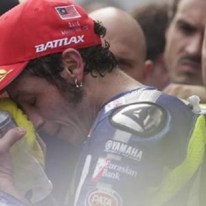 Valentino Rossi, Ezpeleta: "Marquez in queste ore si sente..." (foto Ansa)