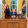 Kim Kardashian e Donald Trump insieme alla Casa Bianca FOTO