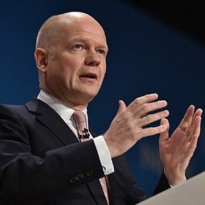 Il deputato tory William Hague