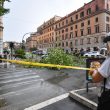 Roma, albero cade in via Leone IV a Prati