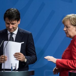 Conte e Merkel a Berlino
