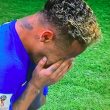 Neymar in lacrime dopo Brasile-Costa Rica 2-0, pianto liberatorio