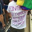 Roma Pride, protesta contro il ministro Fontana