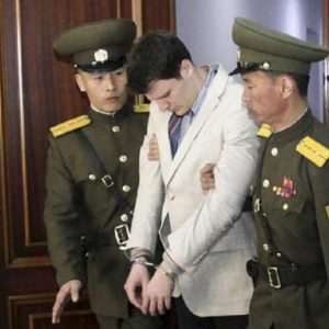 Corea del Nord, Otto Warmbier: secondo GQ lo studente americano non fu mai torturato (foto Ansa)