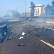 Bologna: squarcio autostrada A14 e ponte crollato dopo l'esplosione a Borgo Panigale FOTO