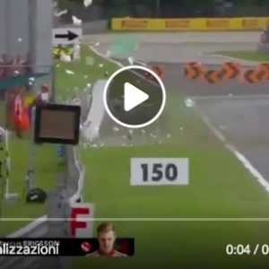 Marcus Ericsson video incidente spaventoso durante le prove libere del Gp Italia (Monza)