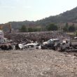 Genova, il cimitero delle auto inghiottite nel crollo di Ponte Morandi