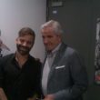 Roberto Palma, il regista di "Boxe Capitale" e Nino Benvenuti, presente alla proiezione al "Nuovo Cinema Aquila"