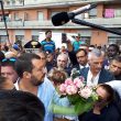 Porto Recanati, Salvini su tetto Hotel House1