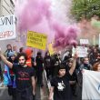 Torino, studenti bruciano manichini raffiguranti Salvini e Di Maio 4