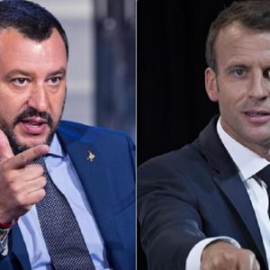 Salvini vs Macron, in Europa vedono così il match, elezioni europee 2019 (foto Ansa)