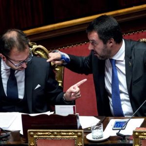 Prescrizione, l'accordo M5S-Lega: stop dopo prima sentenza, ma prima la riforma "epocale" dei processi (nella foto Bonafede e Salvini)