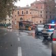 Roma, Lungotevere de' Cenci chiuso all'altezza della Sinagoga5