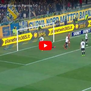 Cristante VIDEO GOL Parma-Roma 0-1, colpo di testa imparabile