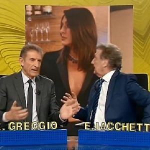 Striscia la Notizia, Ezio Greggio: "Mi dicono che Enzo Iacchetti ed Elisa Isoardi..."