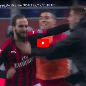 Milan-Spal 2-1, Higuain torna al gol e scoppia in un pianto liberatorio. VIDEO