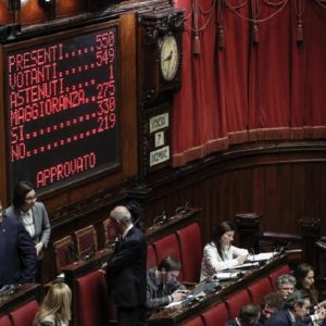 Manovra, la Camera vota la fiducia. Salvini: "I soldi per i figli delle vittime di femminicidio ci saranno" (foto Ansa)