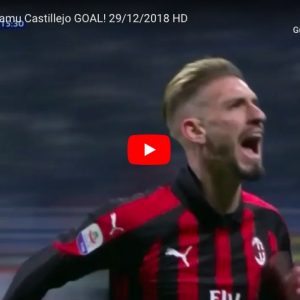 Milan-Spal 1-1, Castillejo ha risposto all'ex Petagna. VIDEO GOL