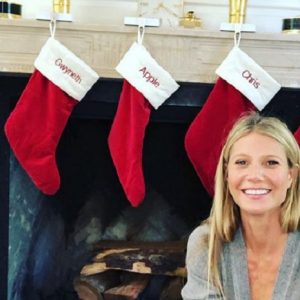 Gwyneth Paltrow, sulla calza di Natale c'è il nome anche dell'ex marito Chris Martin 2