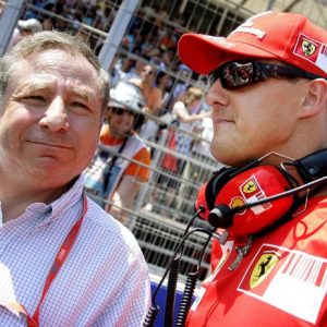 Michael Schumacher con Jean Todt (
