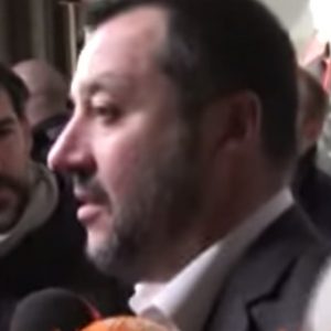 Matteo Salvini e Maria Elena Boschi alla cena di Fino a prova contraria VIDEO