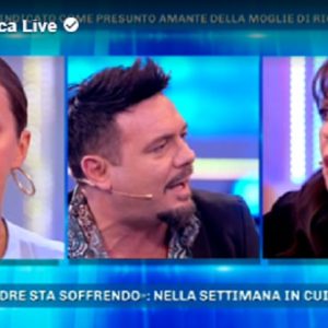 Domenica Live, Karina Cascelli contro Giampaolo Celli: "Kevin Trentini è solo una modella che lavora con me"