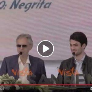Bocelli, padre e figlio parlano del loro rapporto alla conferenza stampa del Festival di Sanremo 2019 VIDEO (Agenzia Vista)