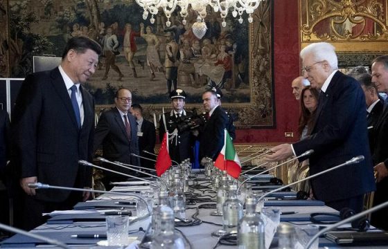 Xi Jinping a Roma: il brindisi con Mattarella al Quirinale5