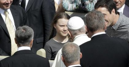Greta Thunberg incontra Papa Francesco4
