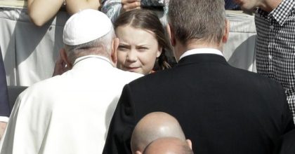 Greta Thunberg incontra Papa Francesco3