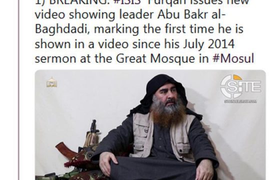 Isis, Abu Bakr al-Baghdadi torna in video: non si vedeva dal 2014