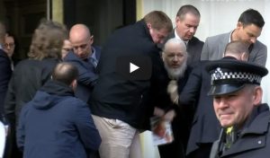 Julian Assange sollevato e trascinato di peso da 7 agenti: il VIDEO dell'arresto
