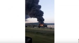 Castelfidardo (Ancona): incendio nello stabilimento Tontarelli, paura ma nessun ferito VIDEO