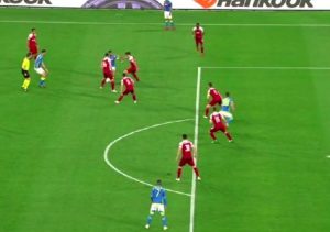 Napoli-Arsenal, gol annullato a Milik nel primo tempo: foto con la sua posizione di partenza