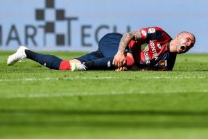 Stefano Sturaro salta Spal-Genoa per infortunio, ha una distorsione al ginocchio