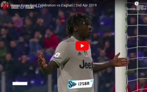 Cagliari-Juventus, buu razzisti a Kean: l'attaccante segna e reagisce ai tifosi con questa esultanza
